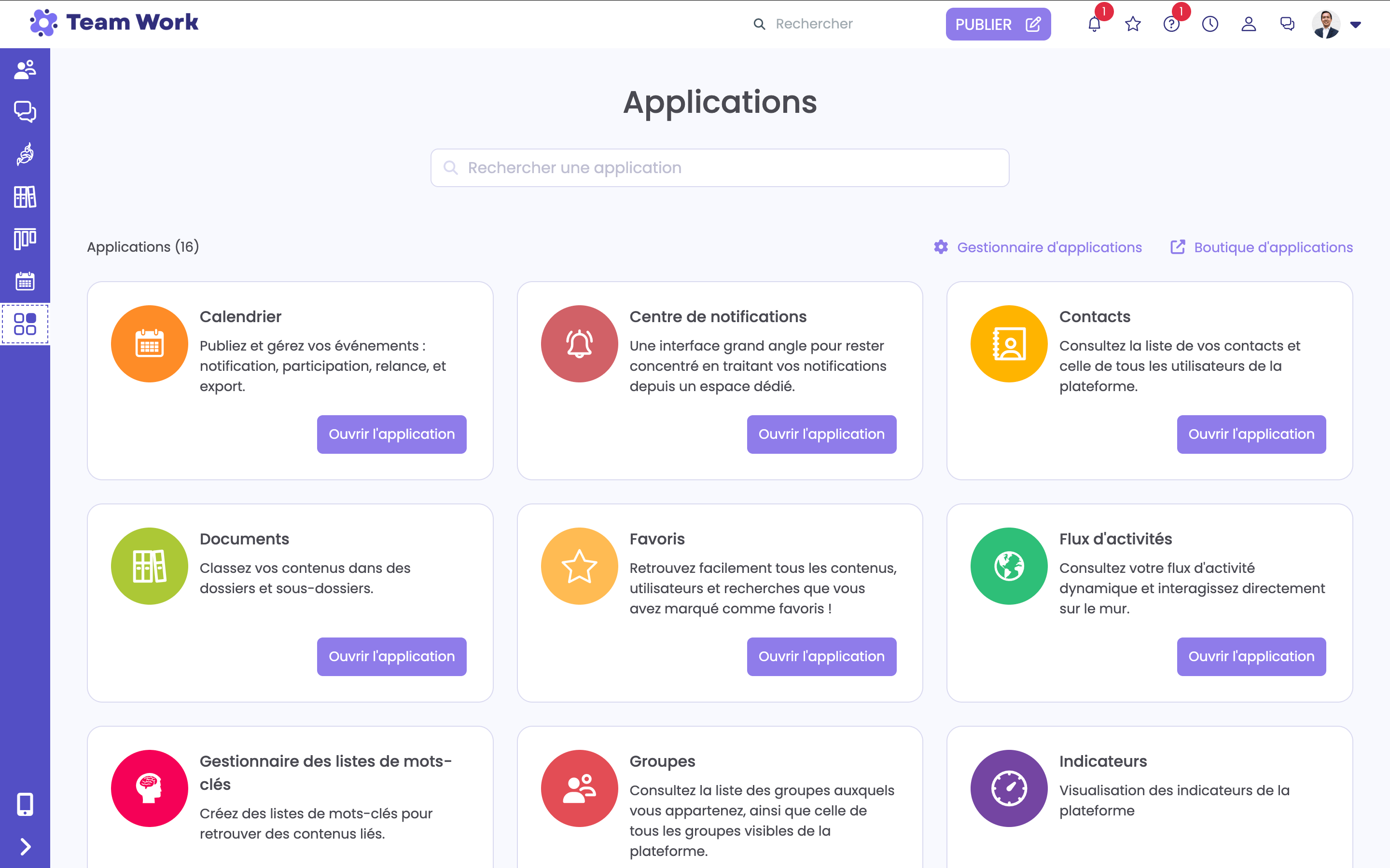 Jamespot VS Workplace : une alternative et une évolution à la solution américaine 2 Les applications essentielles à la collaboration