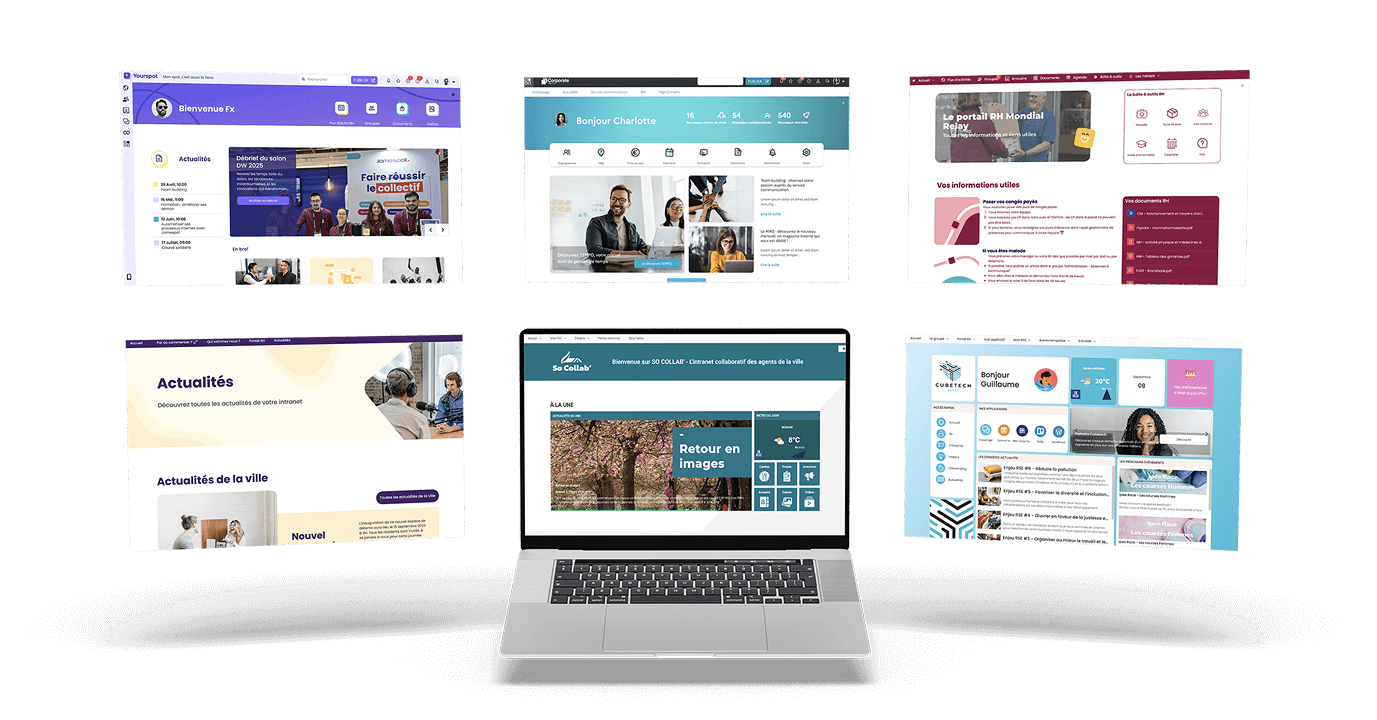 Jamespot VS Workplace : une alternative et une évolution à la solution américaine 3 La personnalisation de la page d'accueil Jamespot