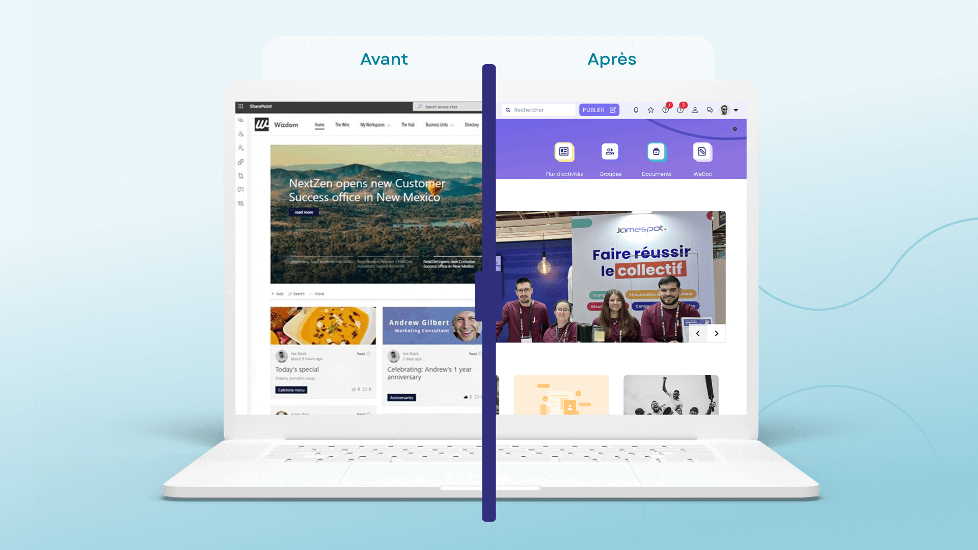 Jamespot VS Sharepoint